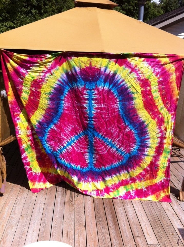 Image of Tie dyed tapestry