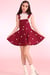 Image of Maroon Daisy Pinafore