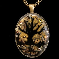 Image 2 of Autumnal Tree Oval Bronze Pendant  * ON SALE - Was £15 now £8 *