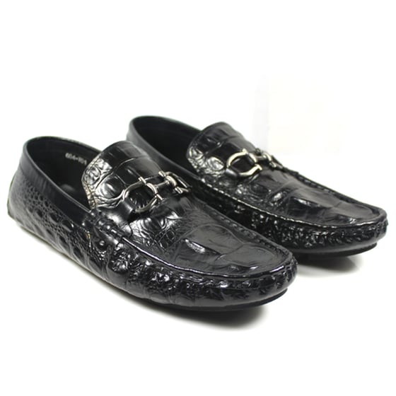 Image of Pedigree X: Genuine Alligator Skin Loafers
