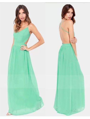 Image of Boho Mint Formal Dress