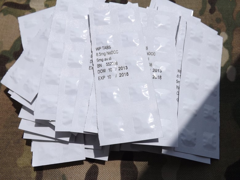 Image of Oasis Military Water Sterilising Tablets