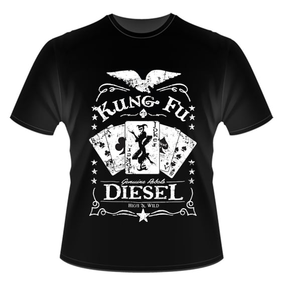Image of Kung Fu Diesel "Wild Card" Tee