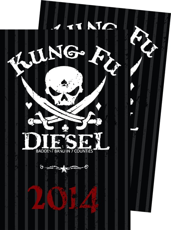 Image of Kung Fu Diesel 2014 11"x17" Poster