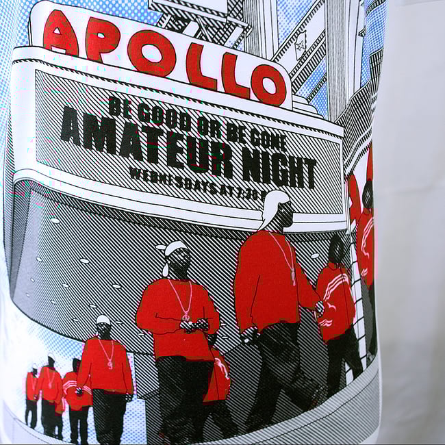 S L XL.   Apollo t-shirt in white