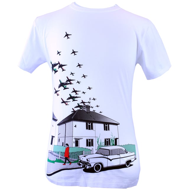 S,XXL Flightpath t-shirt white