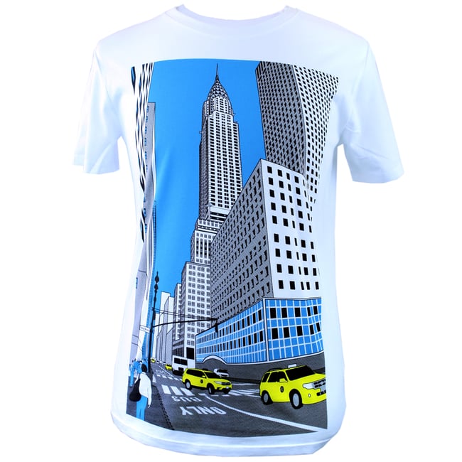 S,L,XXL Chrysler t-shirt in white