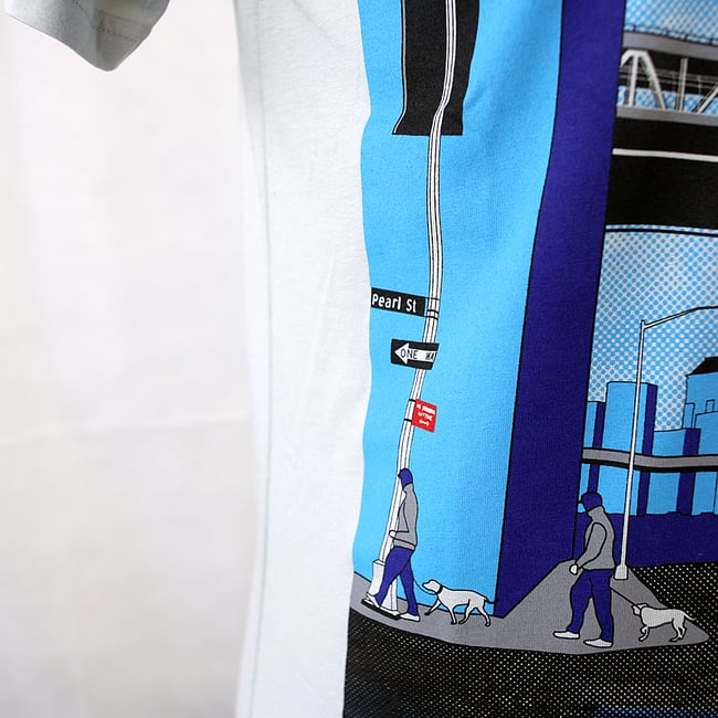 S XL     Manhattan Bridge t-shirt in grey