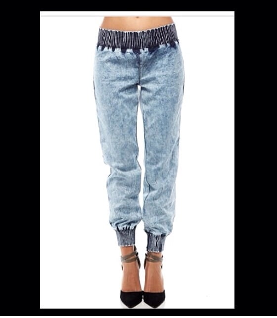 Image of Denim Joggers