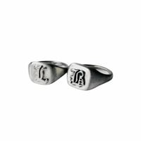 Image 1 of Letter Signet Ring