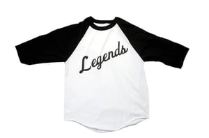 Image of Script Raglan Black