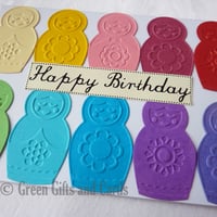 Image 3 of 50 Babushka/ Russian Doll Embellishments