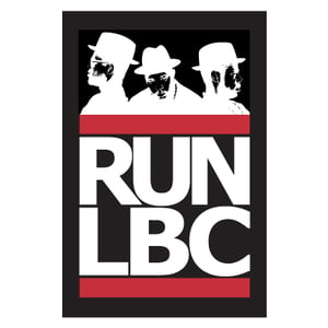 Image of RUN LBC 3" X 4.5" Stickers