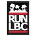 Image of RUN LBC 3" X 4.5" Stickers