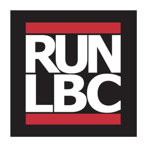 Image of RUN LBC 4" X 4" Stickers