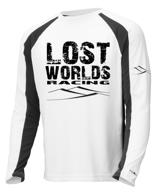 Image of Lost Worlds. Official tech long sleeve jersey 