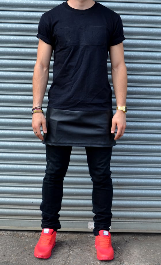 Image of LTD One Stripe Zip Tee.