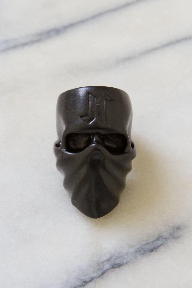 Image of DEATH SKULL RING (USA SIZE 10) - BLACK