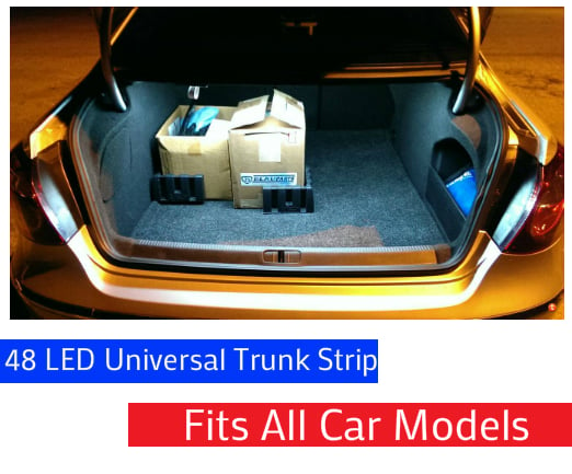 Image of Universal 48 LED Flexible Strip for your Trunk [Fits all Car Models]