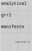 Image of Analytical Grrl Manifesto