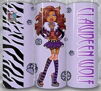monster high design 4 20oz tumbler