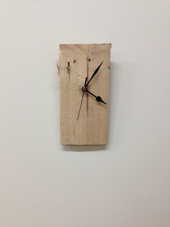 Image of Essential Recycled Wood Pallet Clock