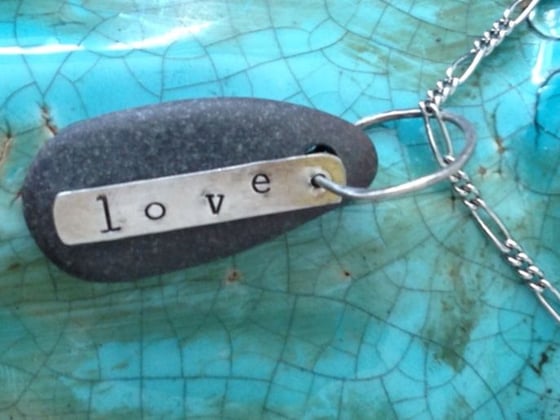Image of love stone pendant