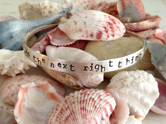 Image of do the next right thing bracelet