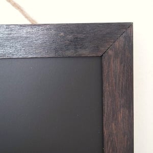 Chalkboard with Black Frame