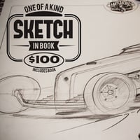 Image 1 of The Hot Rod Art book: MOCS Vol 2 Custom Sketch in book