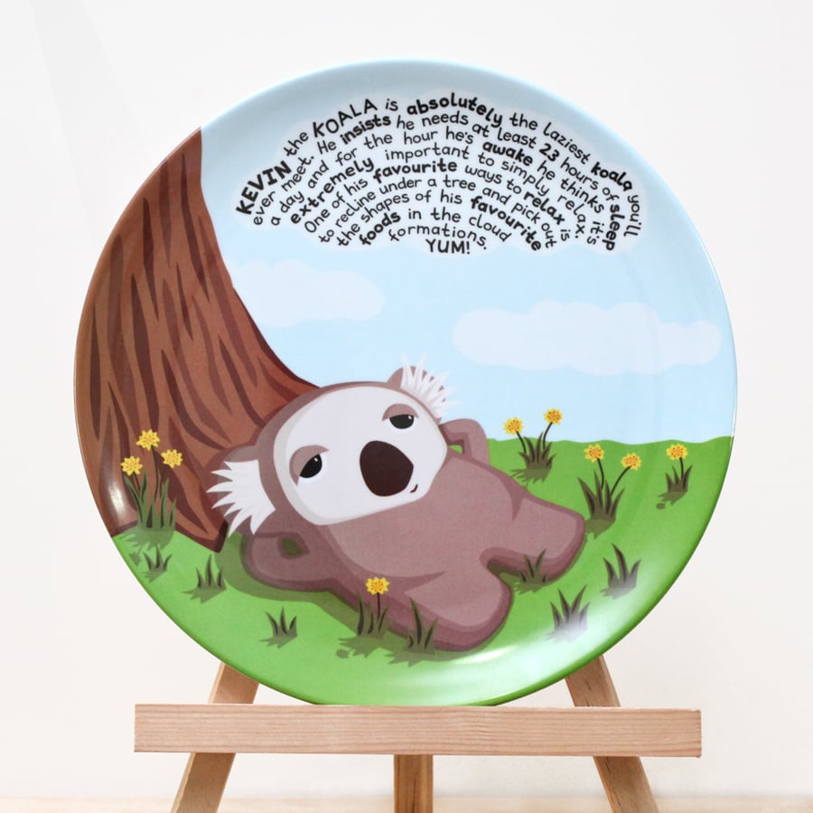 Image of Kevin the Koala Plate