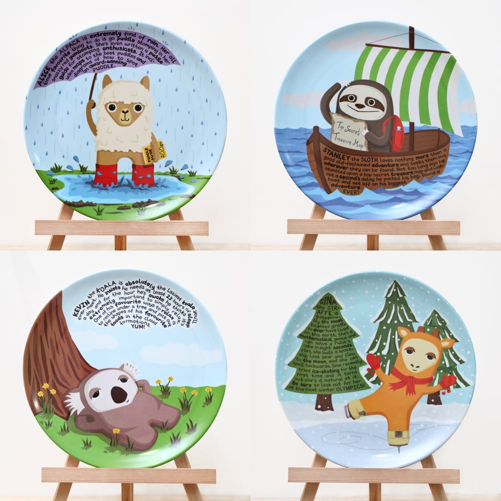 Image of Plates - set of 4