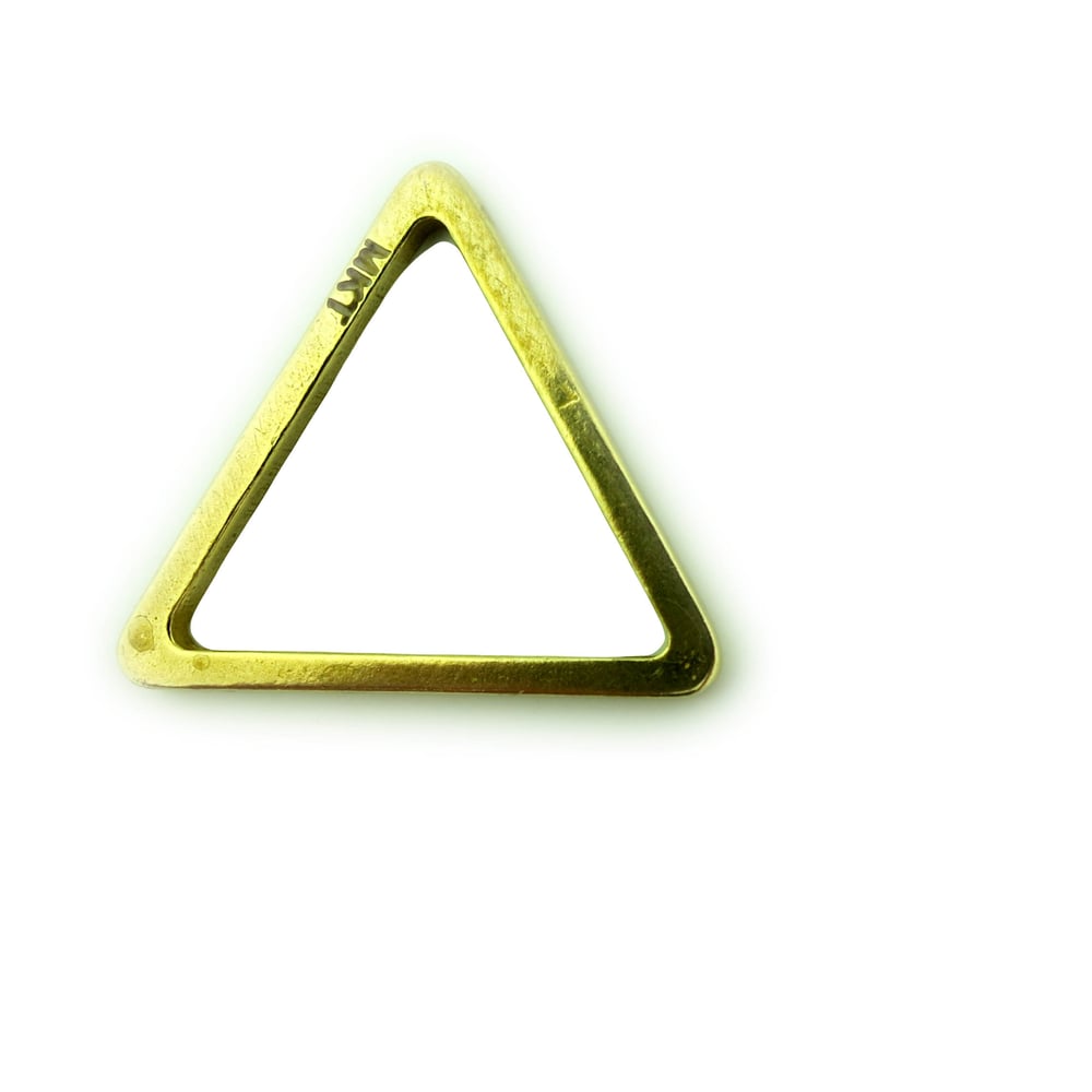 Image of TRIANGLE SHAPED STACKABLE RING