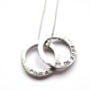 Personalised Mini Circles Necklace