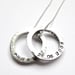 Image of Personalised Mini Circles Necklace
