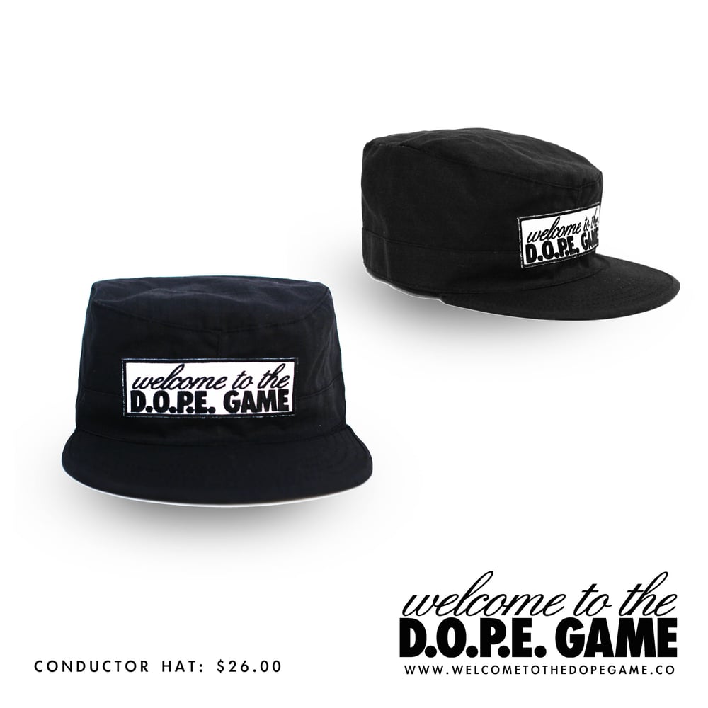 Image of Welcome to the D.O.P.E. Game Conductor Hat