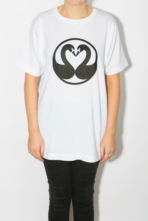 Image of Swans Unisex T-shirt - White