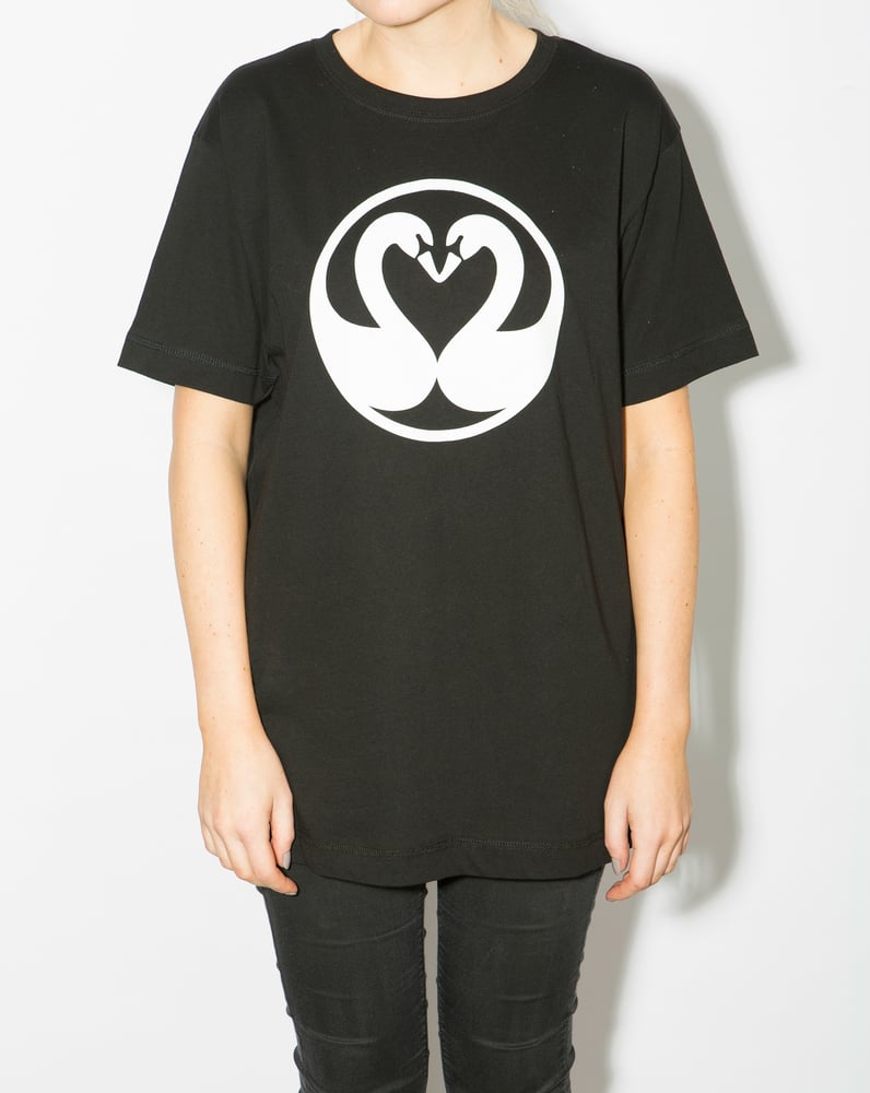 Image of Swans Unisex T-shirt - Black