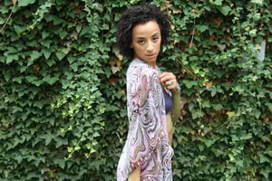 Image of silk swirl kimono by gypsy soul designs