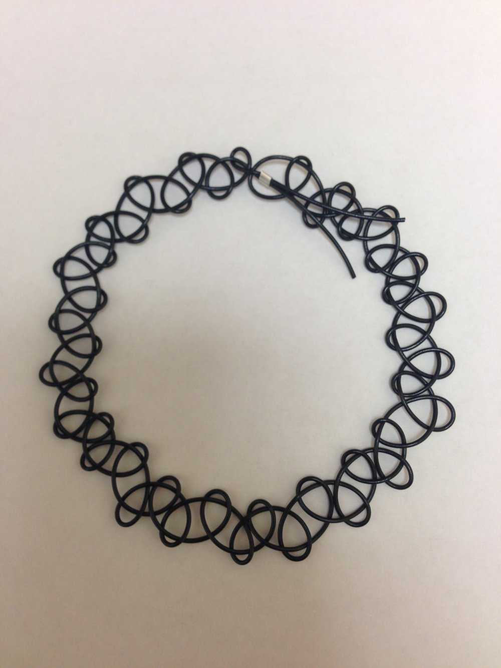 Image of Black Tattoo Choker (1)