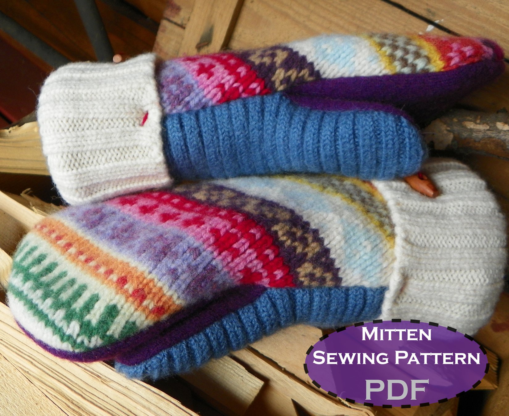 Free Pattern Pdf Make Mittens Recycled Sweater Mitten Pattern