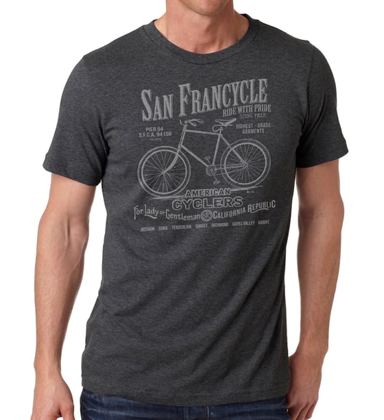 Image of American Cyclers Crew Neck T-Shirt