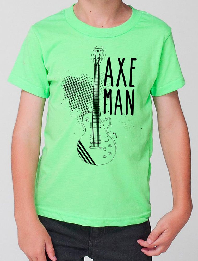 Image of Axe Man - Kids (Neon Green)