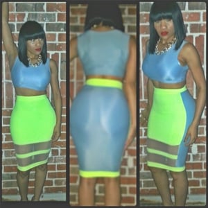 Image of 2 Piece Mesh Front Set