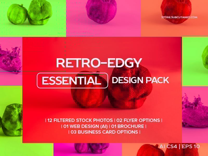Image of RETRO EDGY ESSENTIAL DESIGN PACK