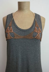 Image of Calder chainmaille bra - rose gold + colors