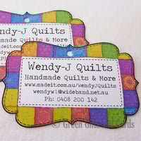 Image 1 of 150 Large Customised Swing/ Gift Tags