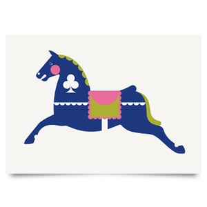 Image of Painted Lady blue print