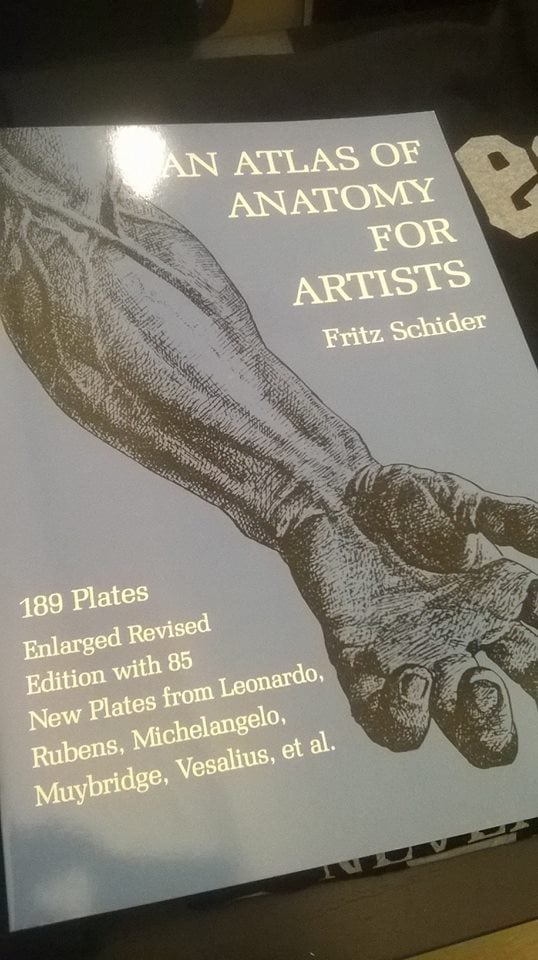 Image of "AN ATLAS OF ANATOMY FOR ARTISTS" by Fritz Schider