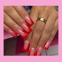 Image 1 of Red DuckBill Nails